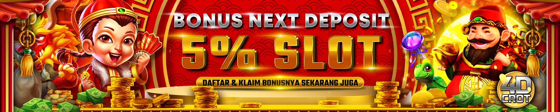 BONUS HARIAN SLOT 5%